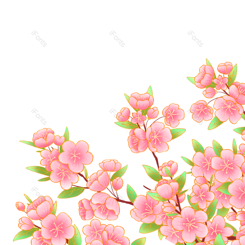 夏天图片,花卉元素,花朵PNG,鲜花免抠素材